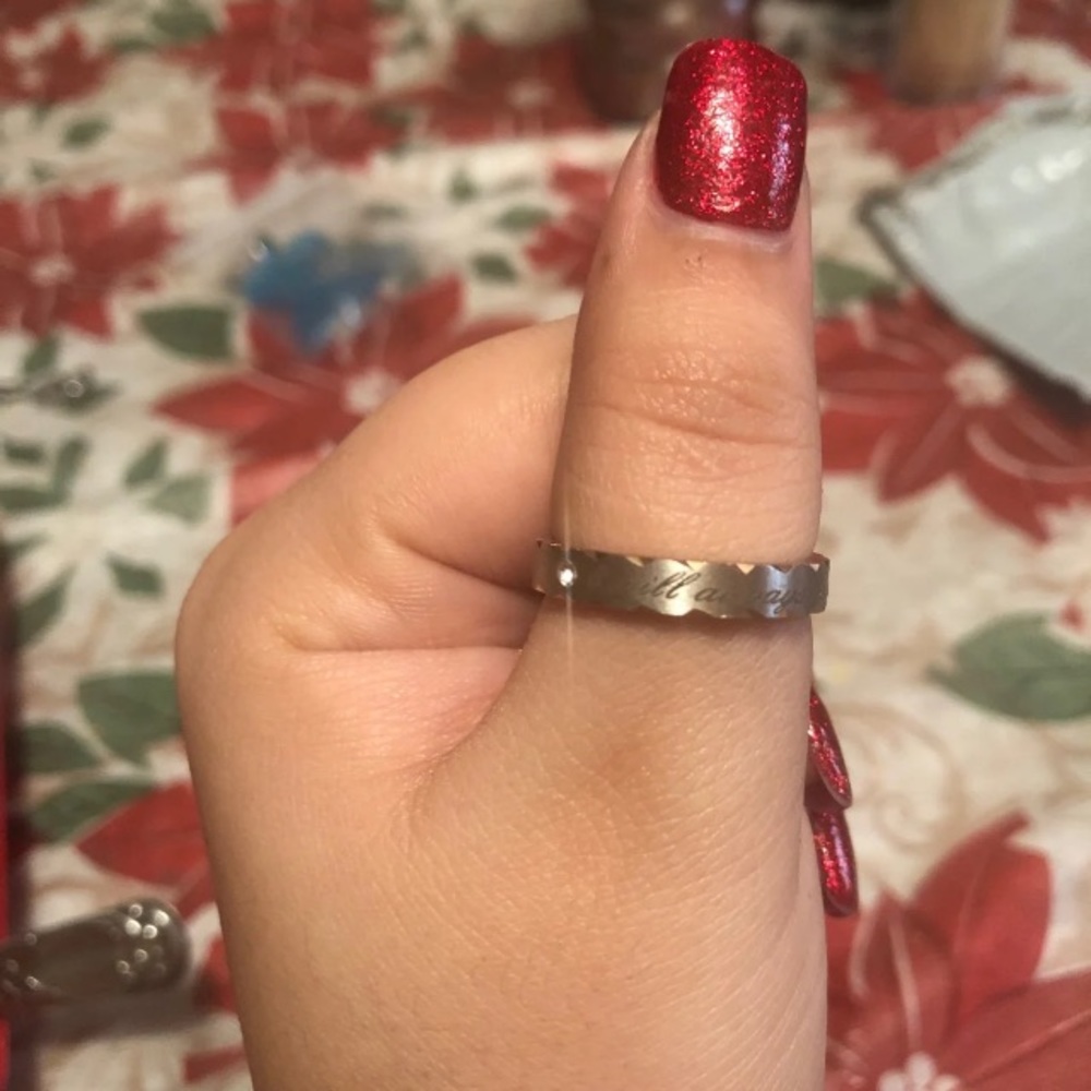 Band sterling silver and gold plated ring